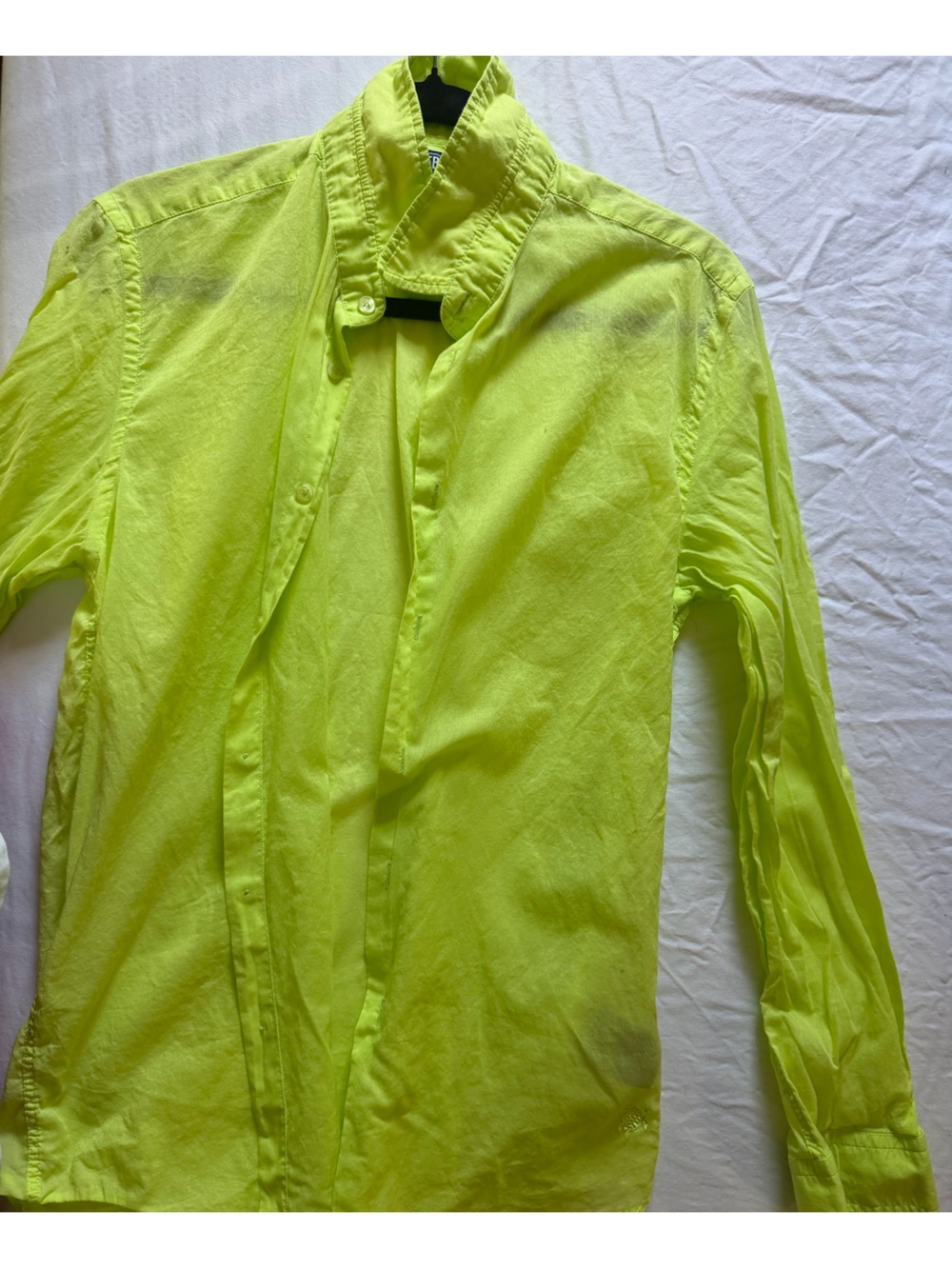 Vilebrequin Neon Yellow Button-Up Shirt